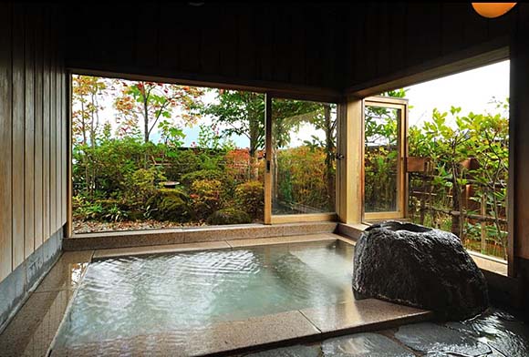 かみのやま葉山温泉 名月荘 大浴場画像