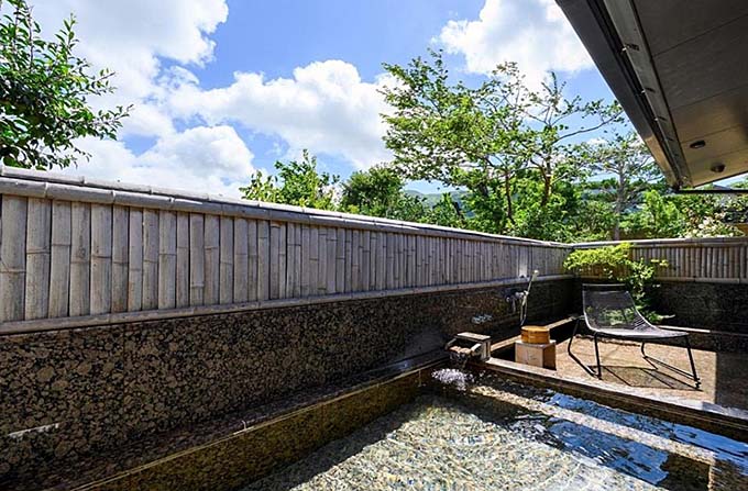 川棚温泉 川棚グランドホテルお多福 客室専用露天風呂画像