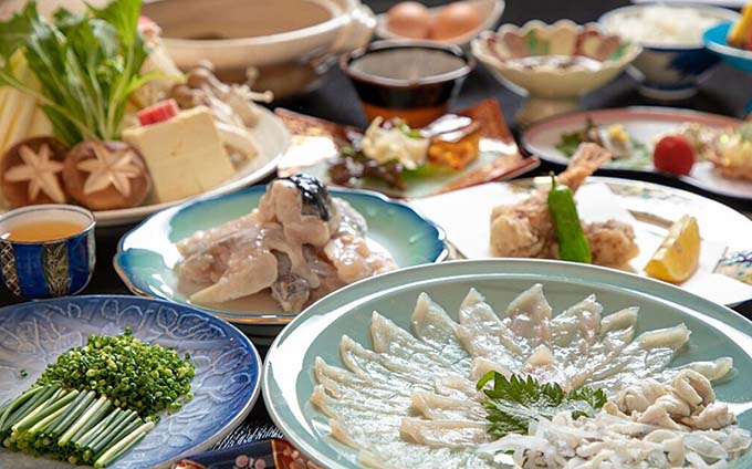 川棚温泉 竹園旅館 ふぐ料理画像