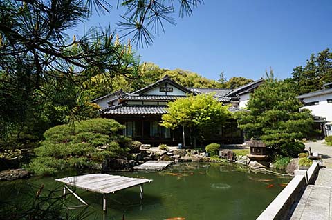湯田温泉山水園庭園画像