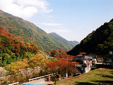 芦安温泉遠景画像