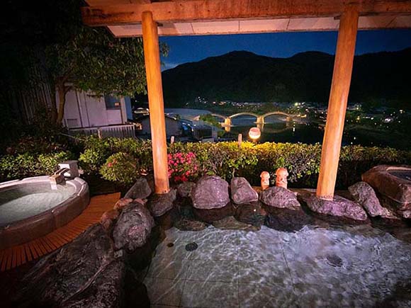 錦帯橋温泉 岩国国際観光ホテル 露天風呂画像
